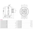 AS-PL A3634S - Alternateur