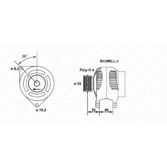 MAGNETI MARELLI 943355020010 - Alternateur