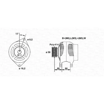 MAGNETI MARELLI 943355105010 - Alternateur