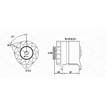 MAGNETI MARELLI 943356118010 - Alternateur