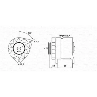 MAGNETI MARELLI 943356121010 - Alternateur