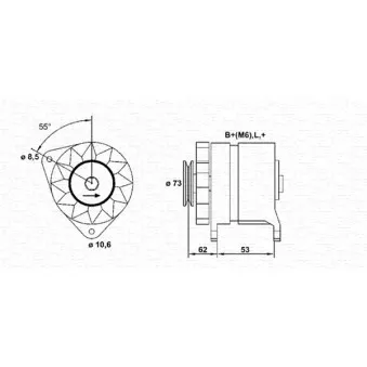 MAGNETI MARELLI 943356142010 - Alternateur