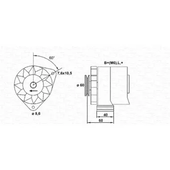 MAGNETI MARELLI 943356145010 - Alternateur