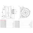 AS-PL A5456(MITSUBISHI) - Alternateur