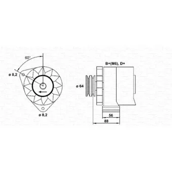 MAGNETI MARELLI 943356723010 - Alternateur