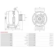 AS-PL A6045(DENSO) - Alternateur