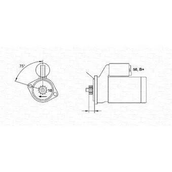 Démarreur MAGNETI MARELLI 944254084010