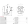 AS-PL A6133(DENSO) - Alternateur