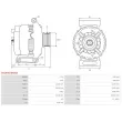 AS-PL A6269(DENSO) - Alternateur