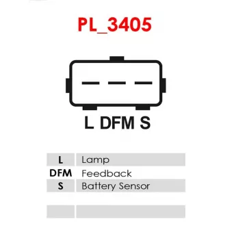 Alternateur AS-PL A9021(P3) pour FORD TRANSIT 2.4 TDCi - 137cv