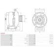 AS-PL A9023PR - Alternateur