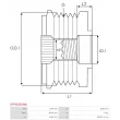 AS-PL AFP3025(INA) - Poulie roue libre, alternateur
