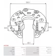 AS-PL ARC0086 - Pont de diodes, alternateur