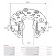 AS-PL ARC0092 - Pont de diodes, alternateur