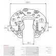 AS-PL ARC0110 - Pont de diodes, alternateur