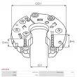 AS-PL ARC2048 - Pont de diodes, alternateur