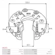 AS-PL ARC2072 - Pont de diodes, alternateur