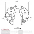 AS-PL ARC5230(MITSUBISHI) - Pont de diodes, alternateur