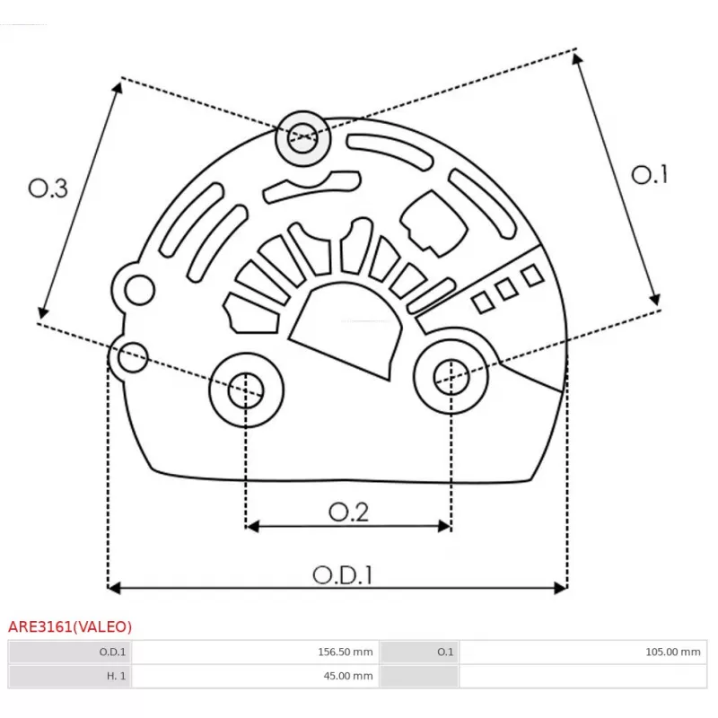 Régulateur d'alternateur AS-PL ARE3161(VALEO) - Visuel 2