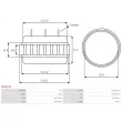 AS-PL AS0103S - Stator, alternateur