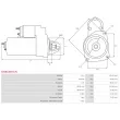 AS-PL S0082(BOSCH) - Démarreur