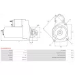 AS-PL S0226(BOSCH) - Démarreur