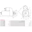 AS-PL S0460(BOSCH) - Démarreur