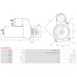 AS-PL S0540(BOSCH) - Démarreur