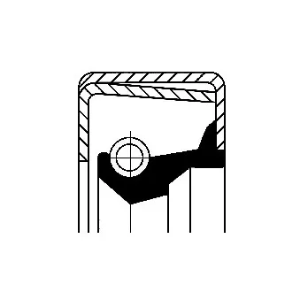 Bague d'étanchéité CORTECO OEM 02371260