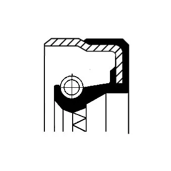 Bague d'étanchéité, boîte automatique CORTECO 01026543B