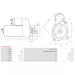 AS-PL S6148(DENSO) - Démarreur