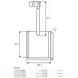 AS-PL SB3004 - Balais, démarreur