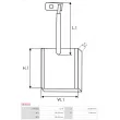 AS-PL SB5002 - Balais, démarreur