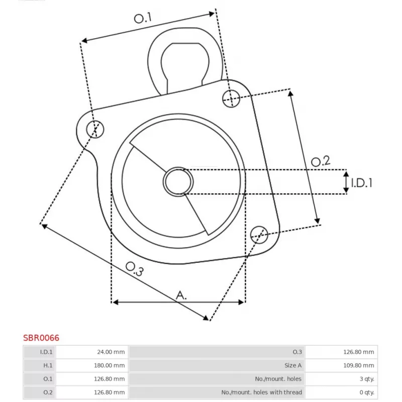 Palier de transmission, démarreur AS-PL SBR0066 - Visuel 2
