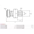 AS-PL SD0043(BOSCH) - Embrayage à roue libre, démarreur