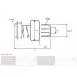 AS-PL SD0063(BOSCH) - Embrayage à roue libre, démarreur