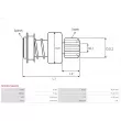 AS-PL SD3001(VALEO) - Embrayage à roue libre, démarreur