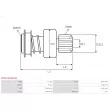 AS-PL SD3013(VALEO) - Embrayage à roue libre, démarreur