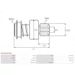 AS-PL SD3028(VALEO) - Embrayage à roue libre, démarreur