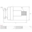 AS-PL SD5120 - Embrayage à roue libre, démarreur