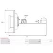 AS-PL SG0030(BOSCH) - Couronne, engrenage planétaire (démarreur)