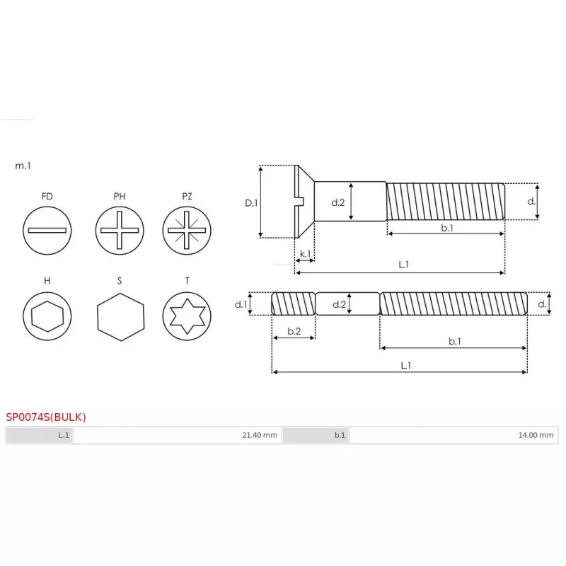 Kit de réparation, alternateur AS-PL SP0074S(BULK) - Visuel 1