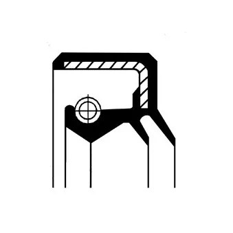 Bague d'étanchéité, moyeu de roue CORTECO 12013894B pour AUDI A4 2.1 Syncro - 95cv