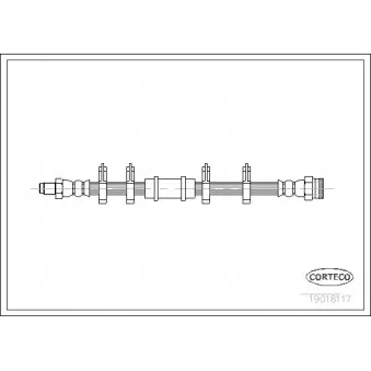 Flexible de frein CORTECO OEM 5966948