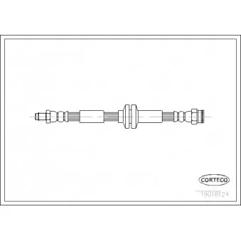 CORTECO 19018124 - Flexible de frein