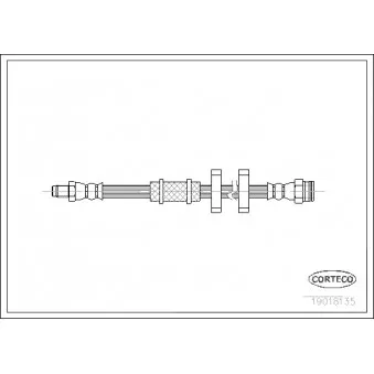 CORTECO 19018135 - Flexible de frein
