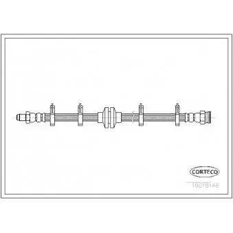 CORTECO 19018146 - Flexible de frein