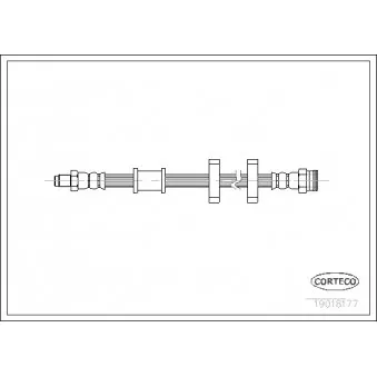 Flexible de frein CORTECO 19018177