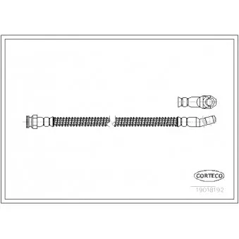 Flexible de frein CORTECO 19018192