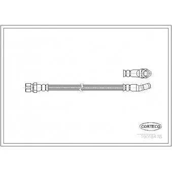 Flexible de frein CORTECO 19018478